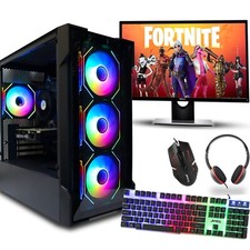 Gaming PC Bundle Intel Core i7 16GB RAM 1TB +120GB SSD NVIDIA GT 1030 Windows 10