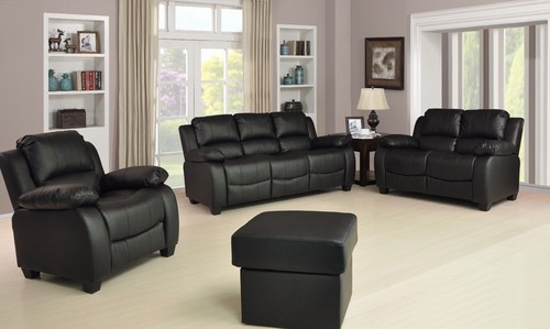 Leather sofa set 1 - set, suite