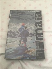 Maia Coats  When I Say Go Seaside Beach Dark Blue Aida Cross Stitch Kit