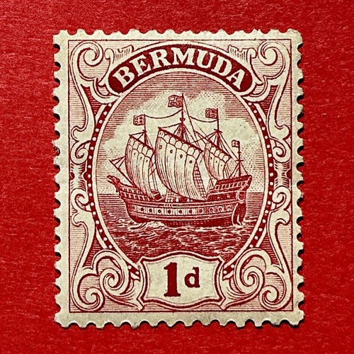 Bermuda stamp 1928 - kgvi, badge
