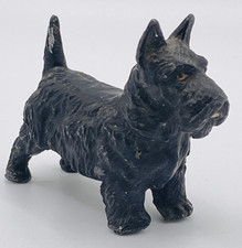 Vintage Small Cold Painted Lead Scottish Terrier Scotty Scottie Dog 5.5cm High