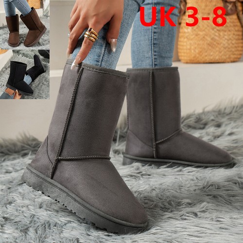 Women warm snow boots mid - snow,