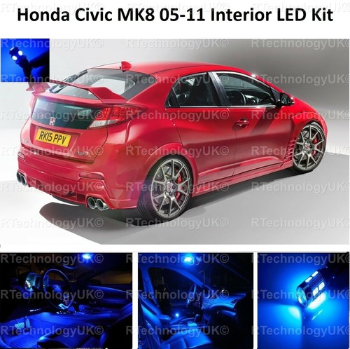 Blue premium honda civic mk8 - blue,