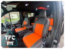 SEAT COVERS FOR Ford Transit Custom CREW CAB ECO LEATHER 5 Seater