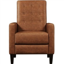 Faux Leather Recliner Sofa