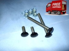 Matt Black Bumper Bolt Set for