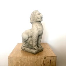 Chinese lion stone statue