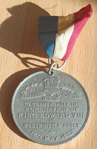 Edward viii coronation medal - edward,