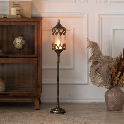 94cm tall antique gold metal - 94cm,