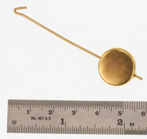Clock pendulum small brass - clock,