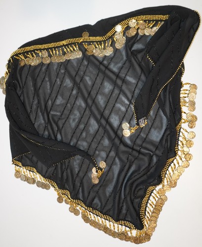 Black gold sparkle jingle - black, &