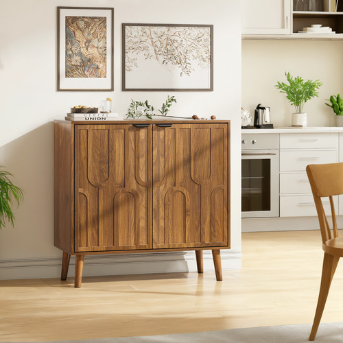 Wooden sideboard buffet - sideboard,