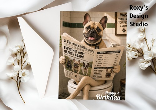 Funny french bulldog birthday - funny,