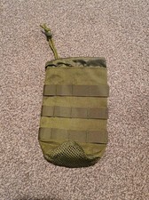 Molle Water Pouch With Drawstring, Mesh Bottom, Modular Design