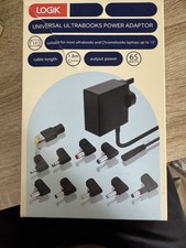 LOGIK LPAULT24 Universal Laptop Power Adapter - 1.8 m BNIB inc VAT