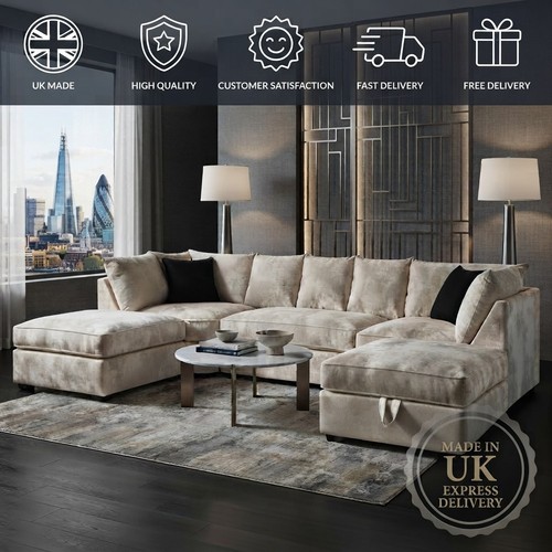 Large shape sofa chaise - u-shape,