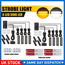 4in1 6LED Amber/White Strobe