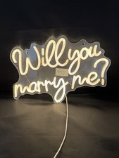 Neon Sign Will You Marry Me