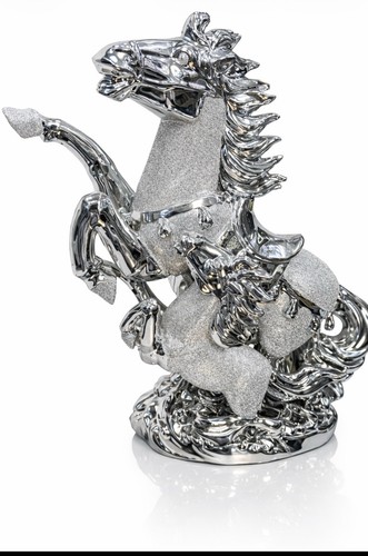 Modern silver chrome - modern, rearing