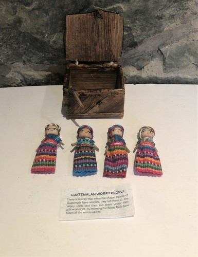 Large worry dolls a - 4, in
