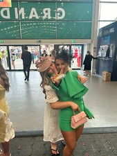 Francesca Couture Green Margot Dress In A Size M Will Fit 8–10