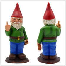 12cm Naughty Garden Gnome Lawn Ornament Funny Finger Dwarfs For Indoor Outdoor