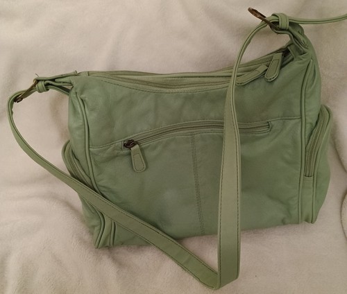 Luca bocelli green leather - luca,