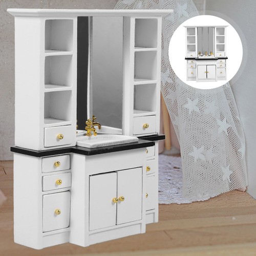 Miniature cabinet with sink - miniature,