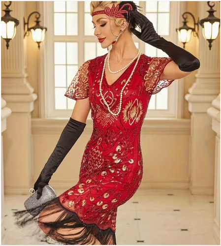 Flapper 1920s dress - flapper,