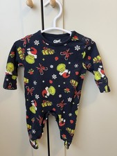 Grinch baby grow - baby,