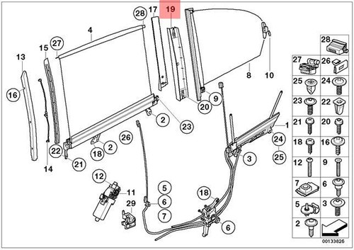 Genuine bmw e65 e66 - genuine, door