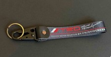 TRD Style Black Short Lanyard Key chain Fits Toyota Supra Celica GT86 MR2