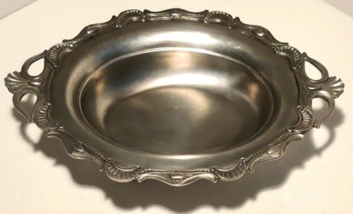 Vintage pewter oval fruit - vintage,