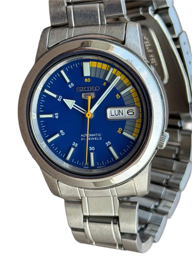 Vintage seiko automatic blue - 5,