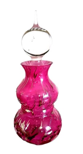 Glass perfume bottle - glass,