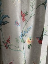Dreams & Drapes Curtains Blossom Floral Oriental Birds Summer 