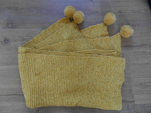Ladies chenille mustard - ladies,