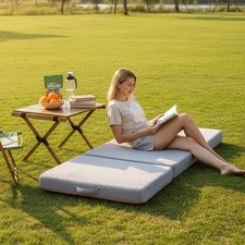 10/15cm Folding Mattress Memory Foam Floor Pad For Guest Bed, Camping, Traveling