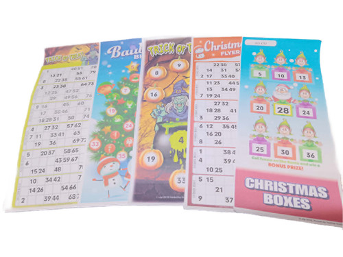 Fun games seasonal bingo - 5,