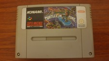 SNES - TURTLES IN TIME - PAL - SUPER NINTENDO - TESTED & WORKING! AUTHENTIC
