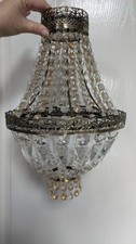 Vintage French Light Crystal