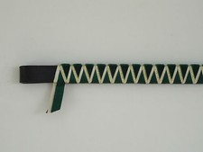 Green cream & gold - everyday coloured velvet Cornerstone Browband - pony full