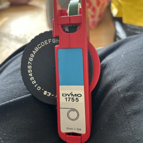 Dymo 1560 vintage label - dymo,