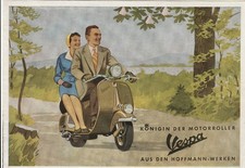 Brochure Scooter Vespa Old and