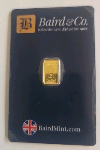 Baird gold bar 999 - &, 1g