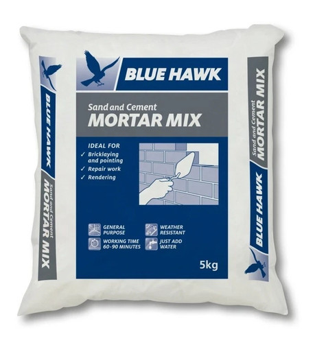 Blue hawk sand - blue, cement