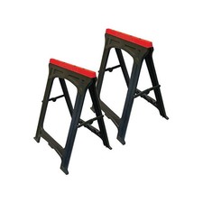 Faithfull Plastic Trestles Height 82cm x Length 57cm (Twin Pack)