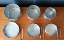 3 x Vintage Nesting Camping