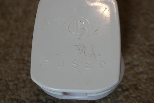 Vintage amp white plug - amp,