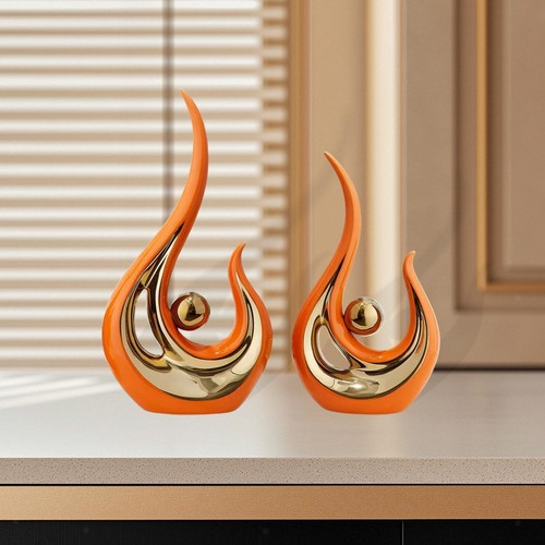 Abstract statue ornament - 2x,